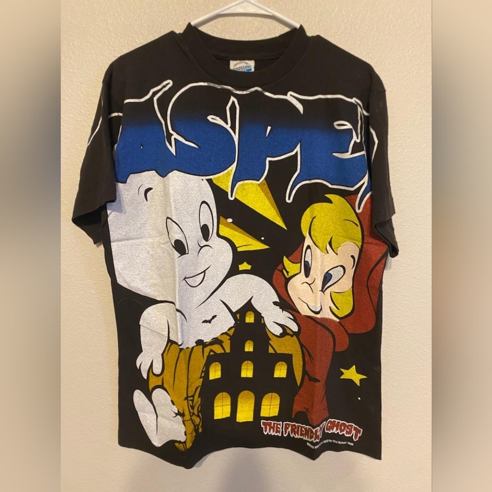 Casper Single Stitch Vintage Boot T-shirt - Picture 1 of 2